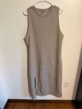 Abercrombie YPB neoKNIT Tan Midi Dress